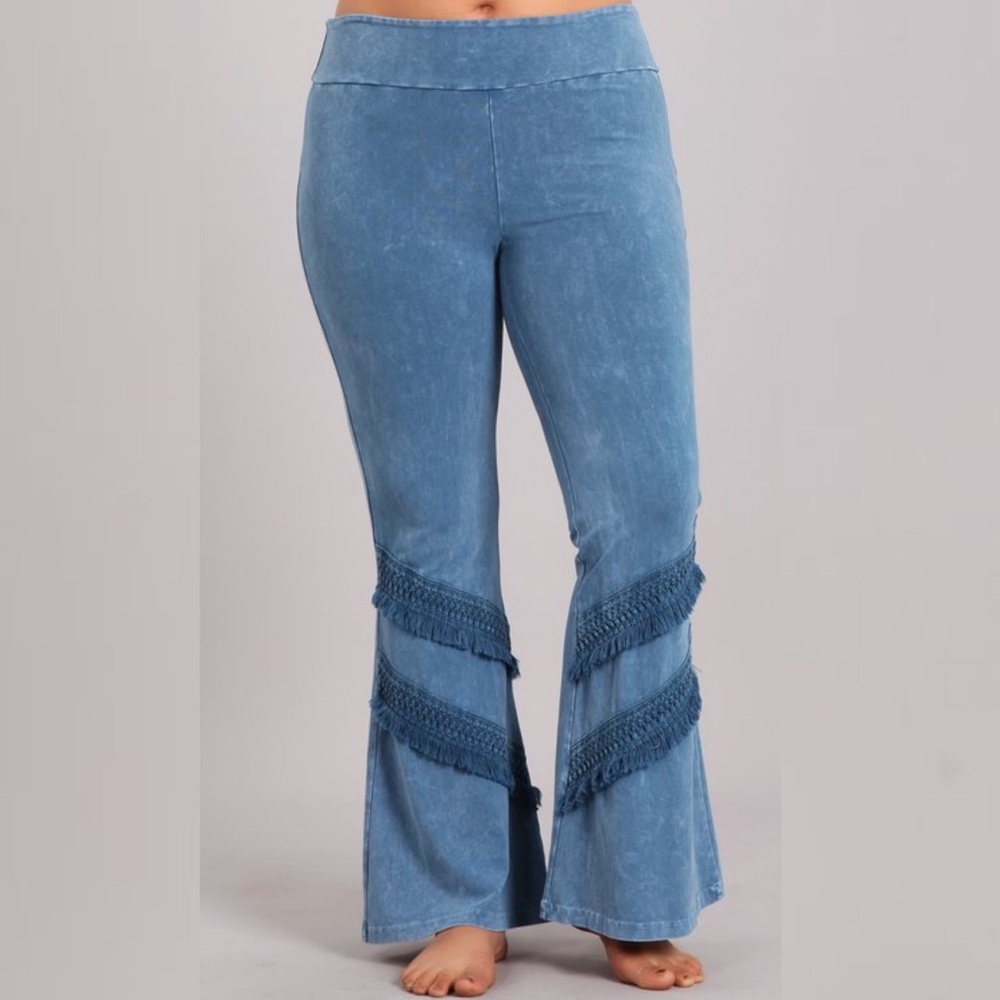 Festival Feels Bell Bottom Pants Plus Size - Picture 2 of 8